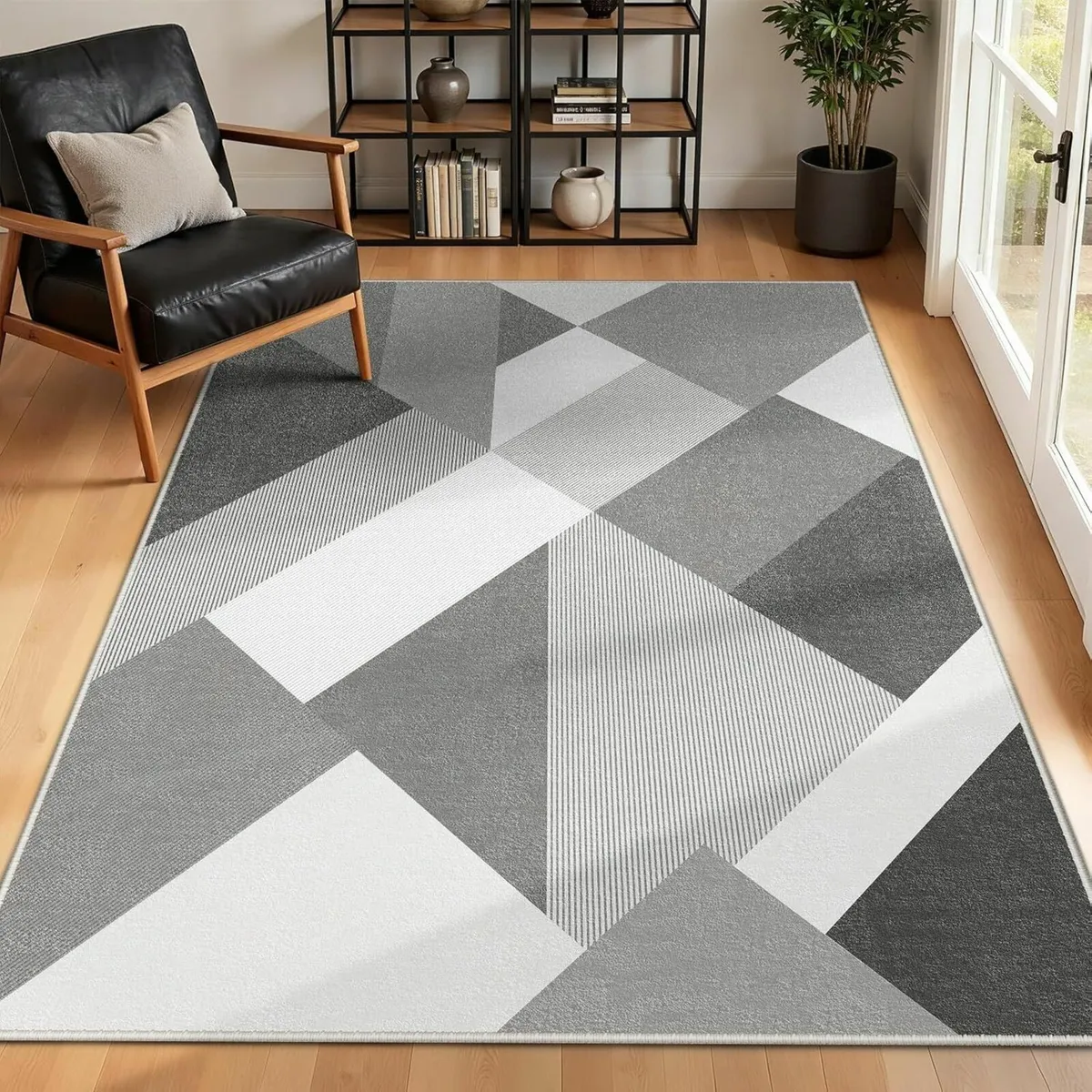Rugs Living Room 120x180 cm Washable Rug with - Image 1