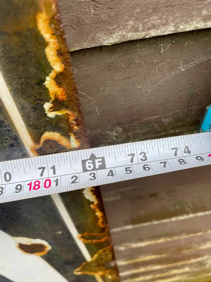 1950s NEWS OF THE WORLD enamel sign 6ft - Image 3