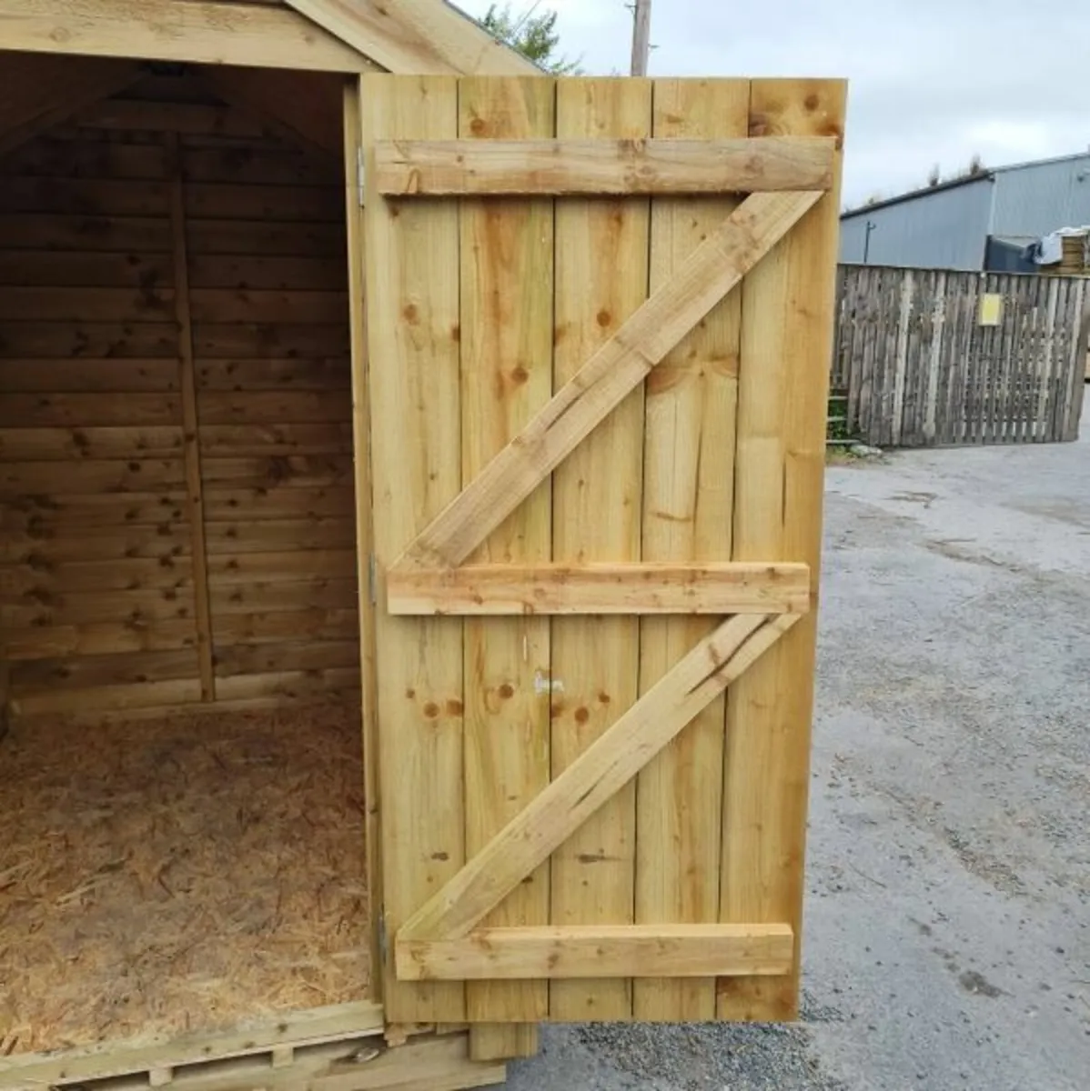 6' x 4' Economy Rustic Shed - Image 2