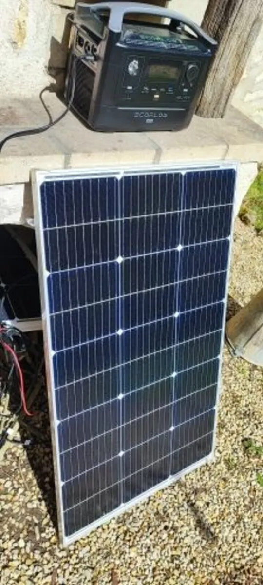 Camper van or boat 100W 12V Solar Panel - Image 1