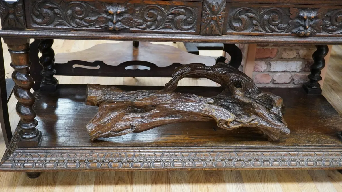 Bog Oak Root Table Sculpture - Image 1