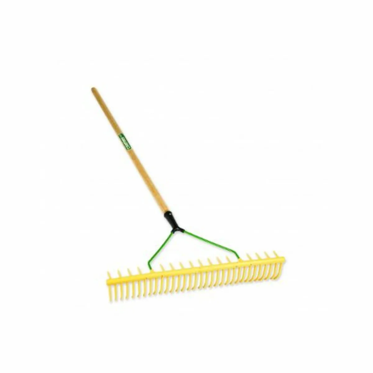 Jost Plastic Hay Rake with 5 Foot Wooden Handle