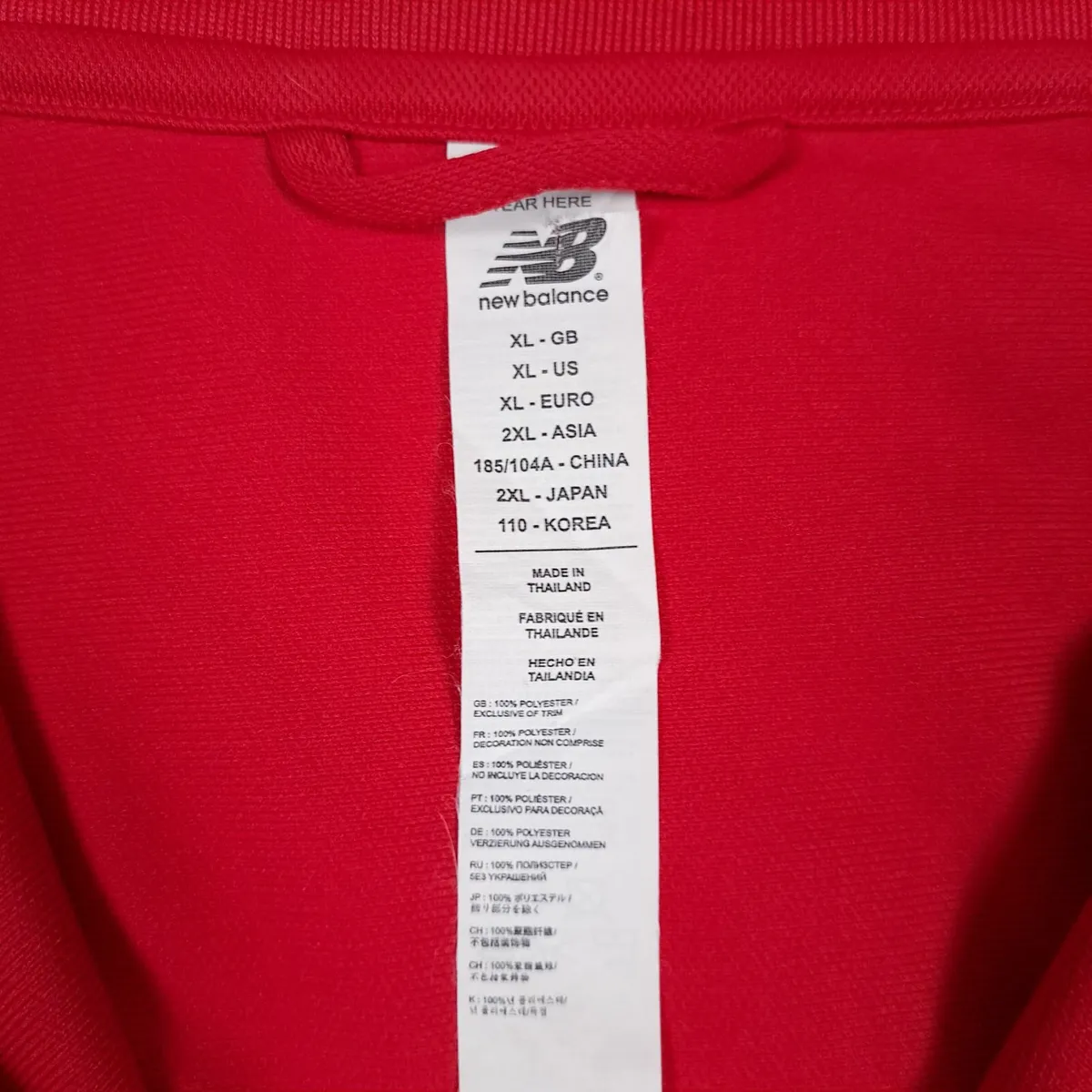 Red LFC Liverpool18 19 Football Jacket XL - Image 4