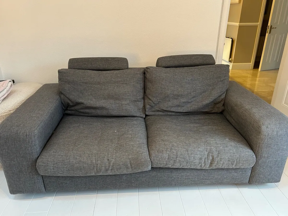 Couch and swivel arm chair . - Image 2