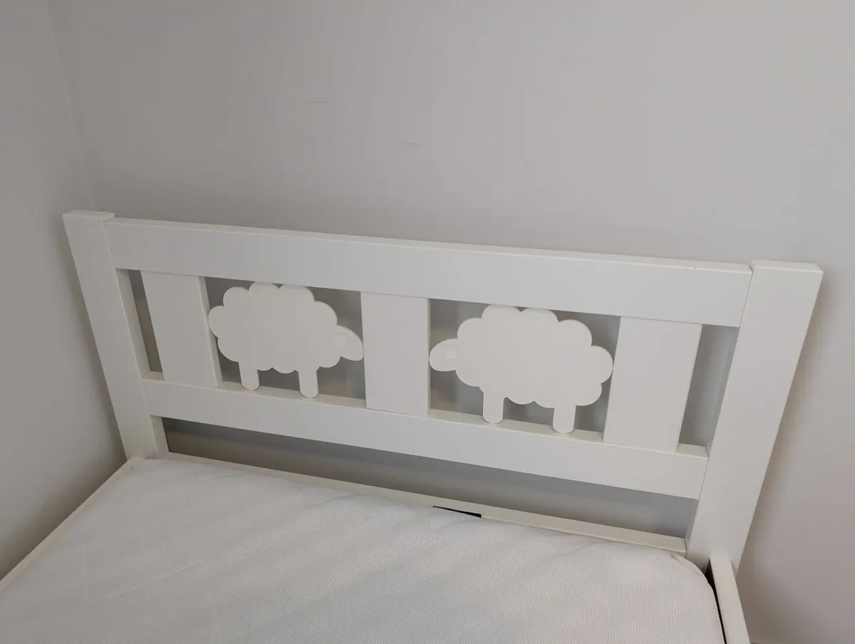 Kids bed frame with slatted base -IKEA KRITTER - Image 3