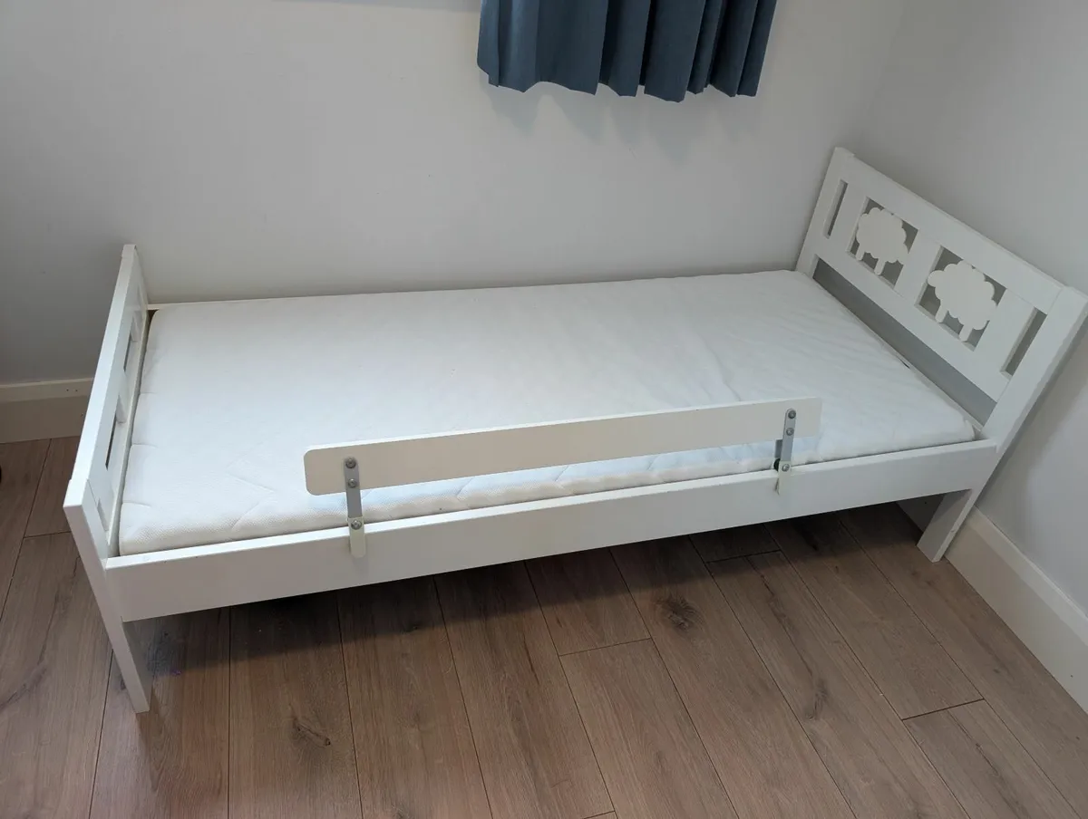 Kids bed frame with slatted base -IKEA KRITTER - Image 1