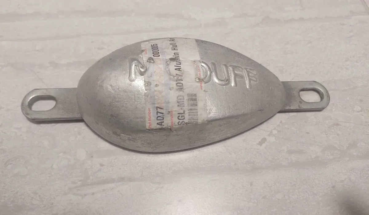 MG Duff Pear Anode AD77 Aluminium - Image 2