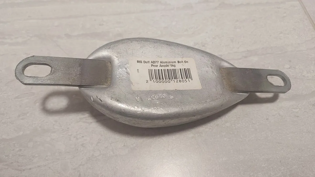 MG Duff Pear Anode AD77 Aluminium - Image 3