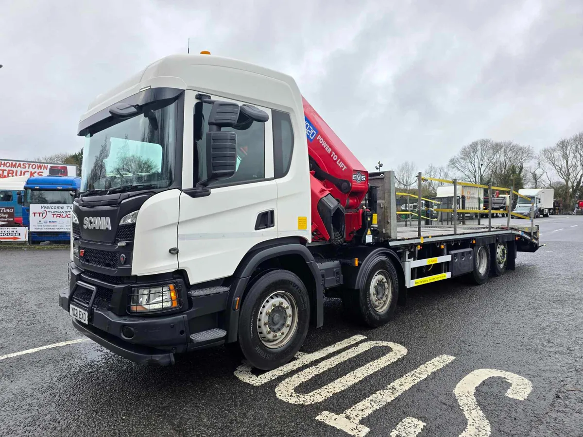 2021 Scania P410 8X2 Rear steer with 26ft Sterling - Image 3