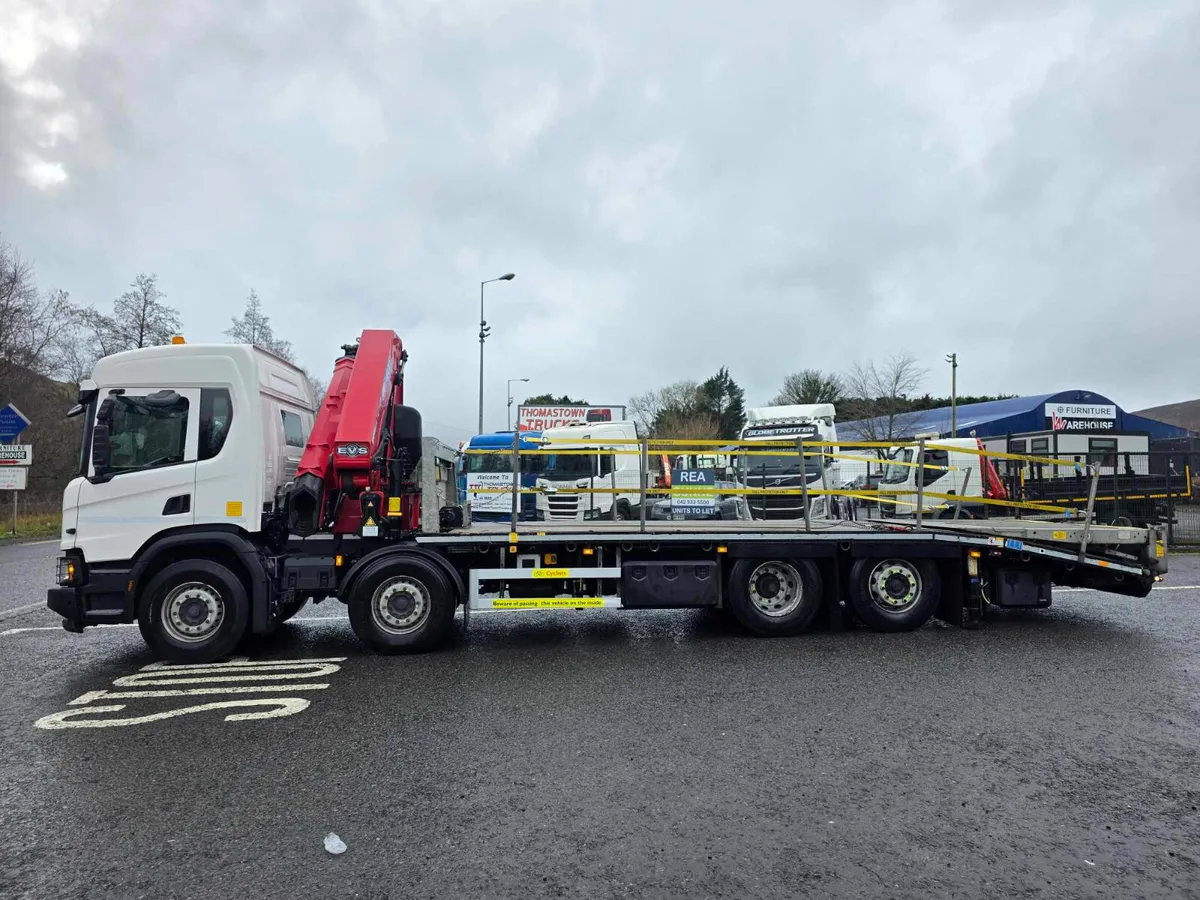 2021 Scania P410 8X2 Rear steer with 26ft Sterling - Image 4