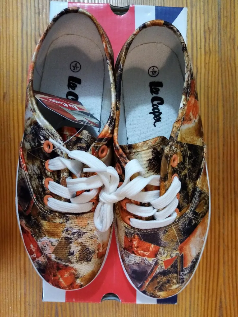 Lee Cooper canvas ladies girls shoes 4 37 new box - Image 3