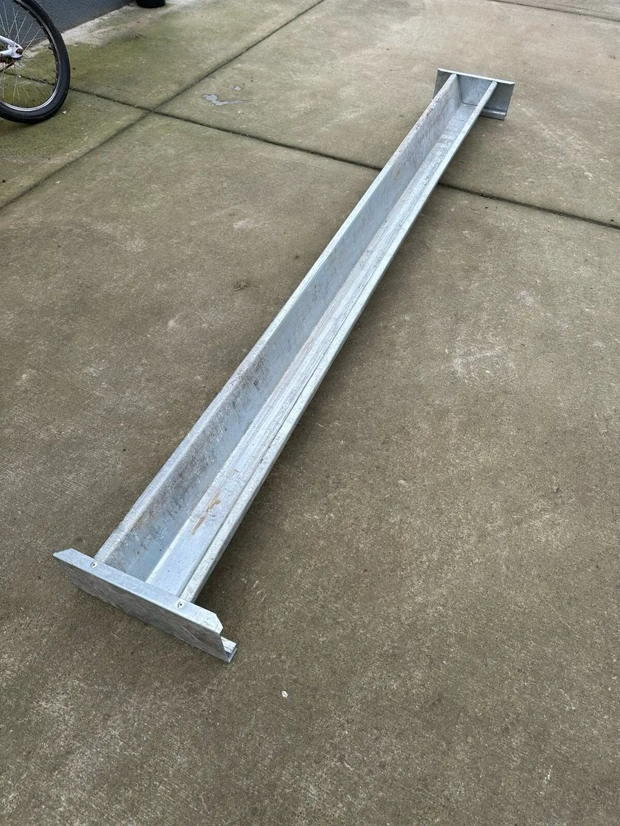 Galvanised Sheep Trough  8ft - Image 1