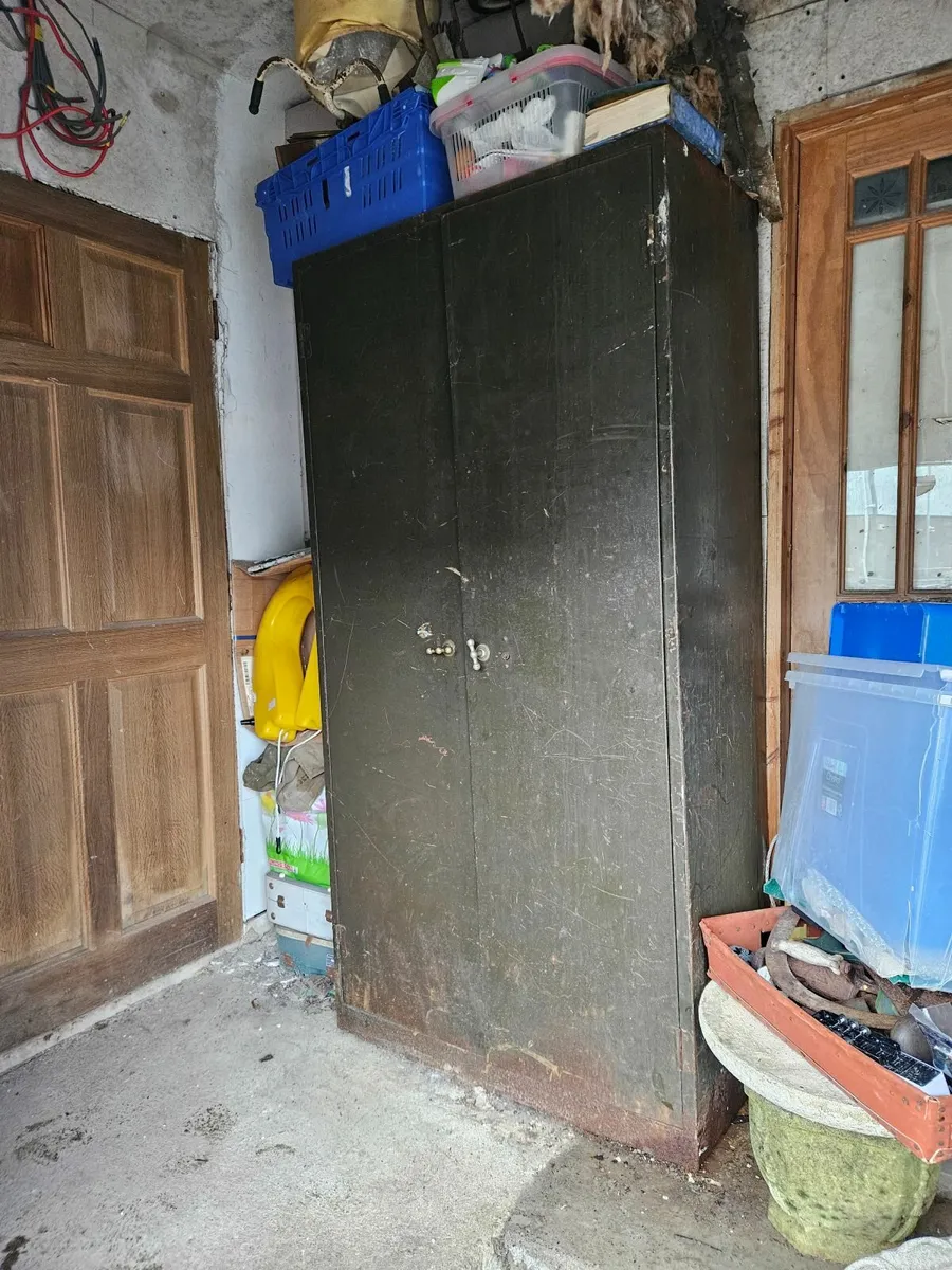 Vintage Industrial Cabinet Press - Image 1