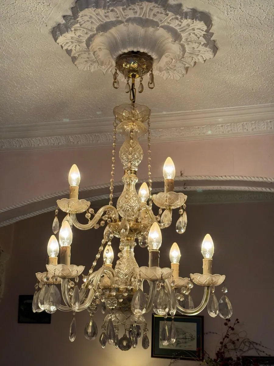 Chandelier crystal - excellent condition - Image 2