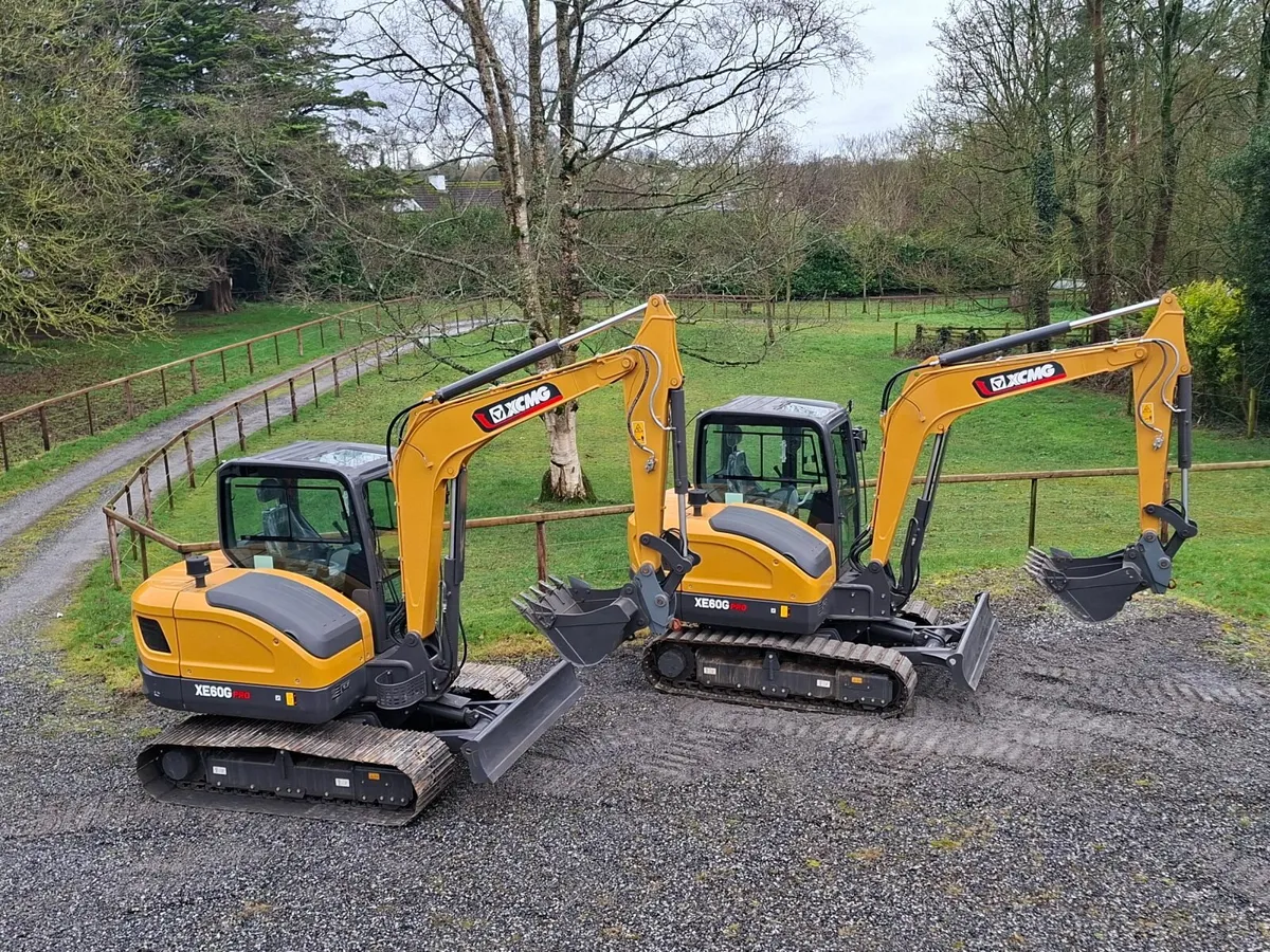 New Unused XCMG XE60G PRO Hydraulic Hitch / Piped - Image 3