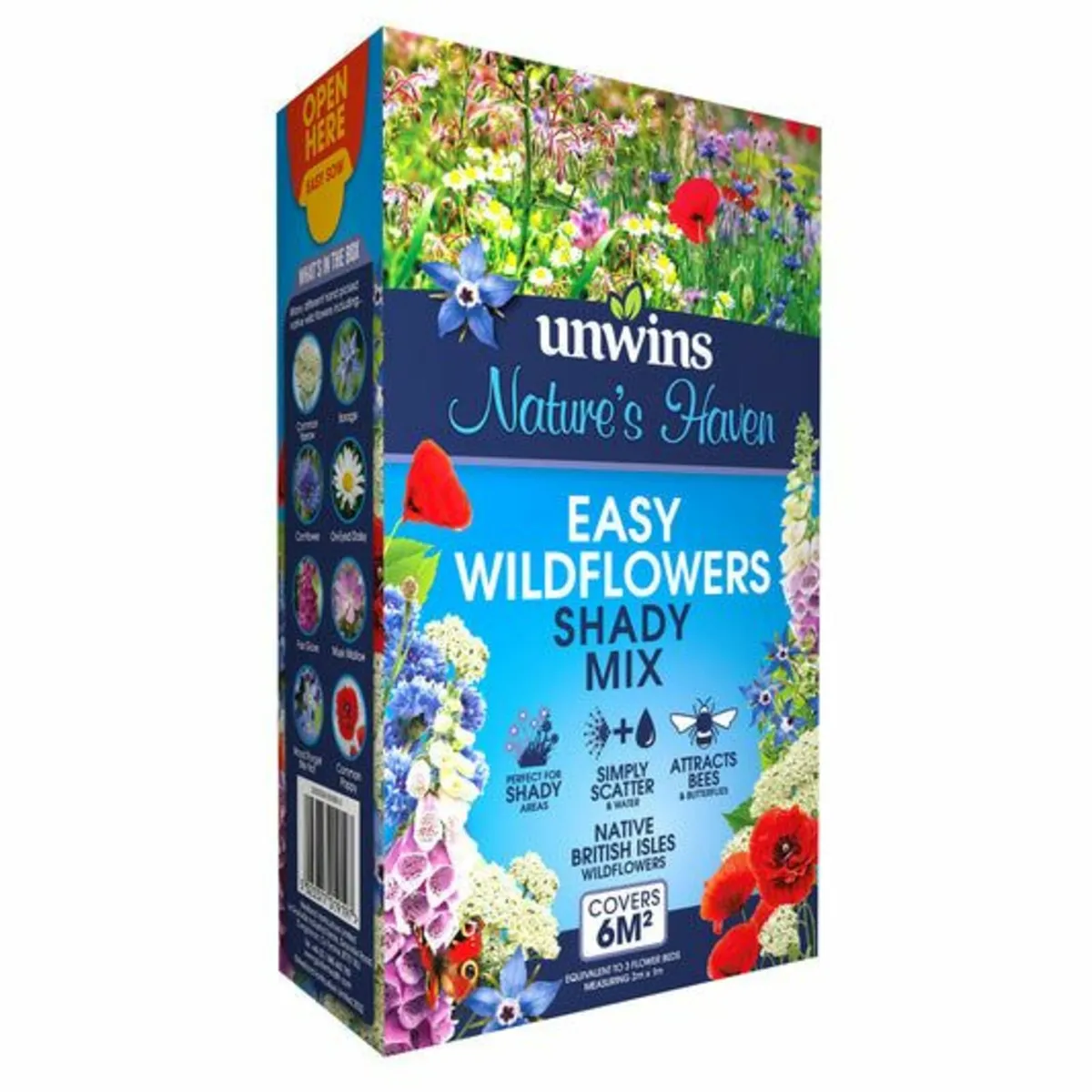 Nature’s Haven Easy Wildflowers Shady Mix 1.2kg - Image 1