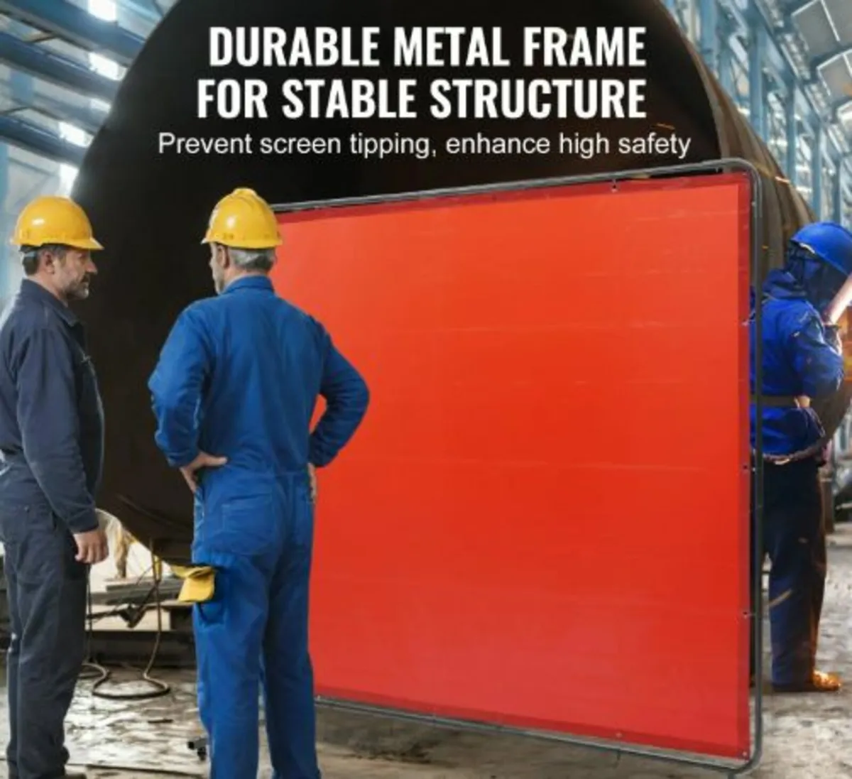 Welding Screen with Frame, 1.83 x 2.44 m Welding - Image 4