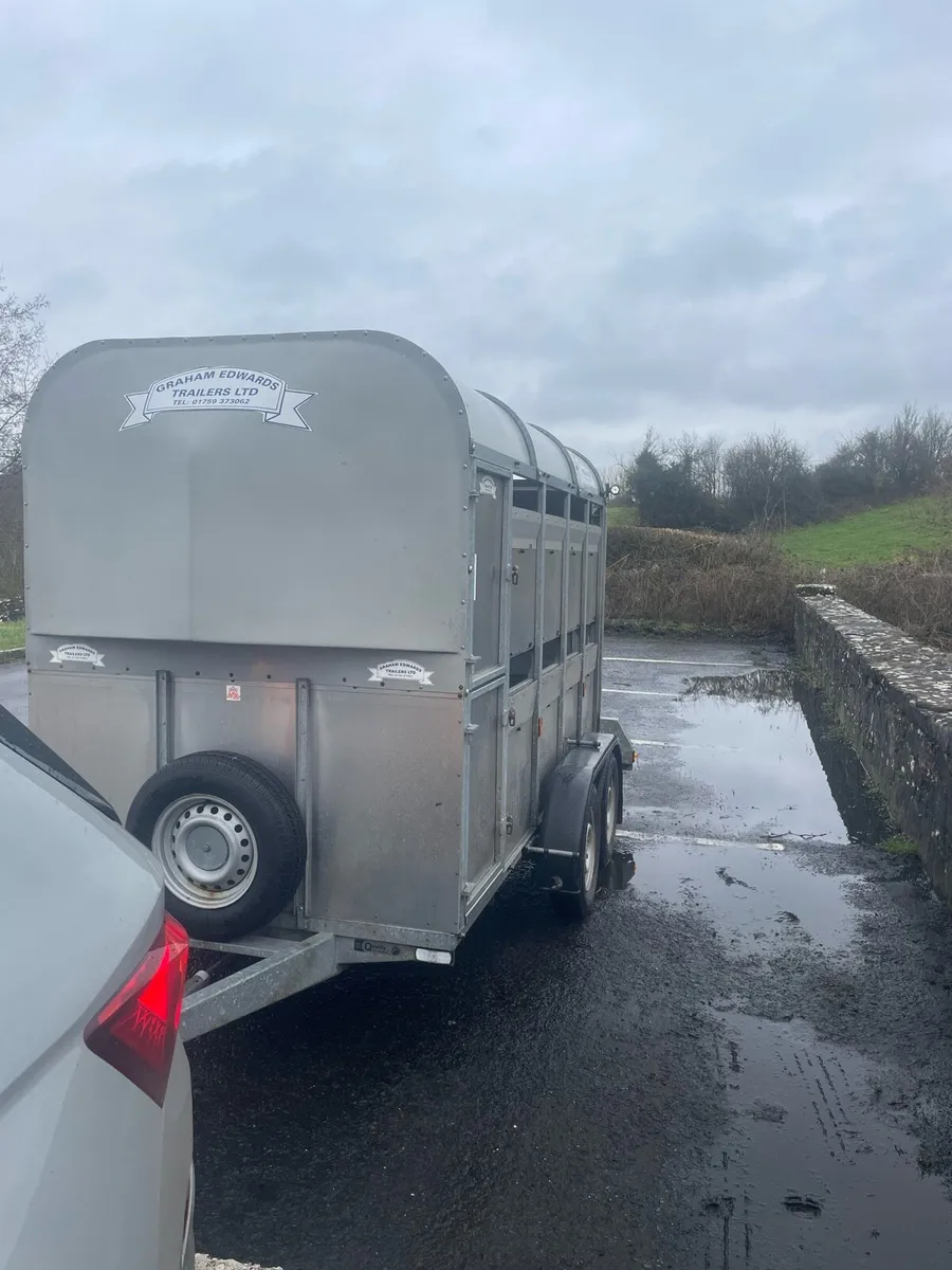 Graham Edwards 10ft Twin Axle Livestock Trailer - Image 1