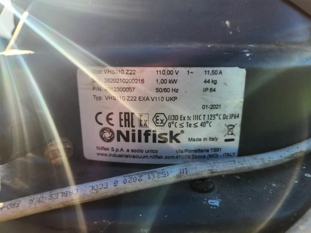 Nilfisk VHS110 Anti explosion vac - Image 2