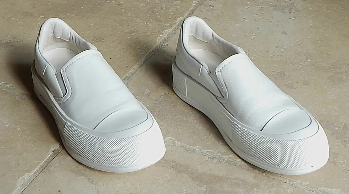 Pair of Alexander McQueen Deck Plimsoll Sneakers - Image 1