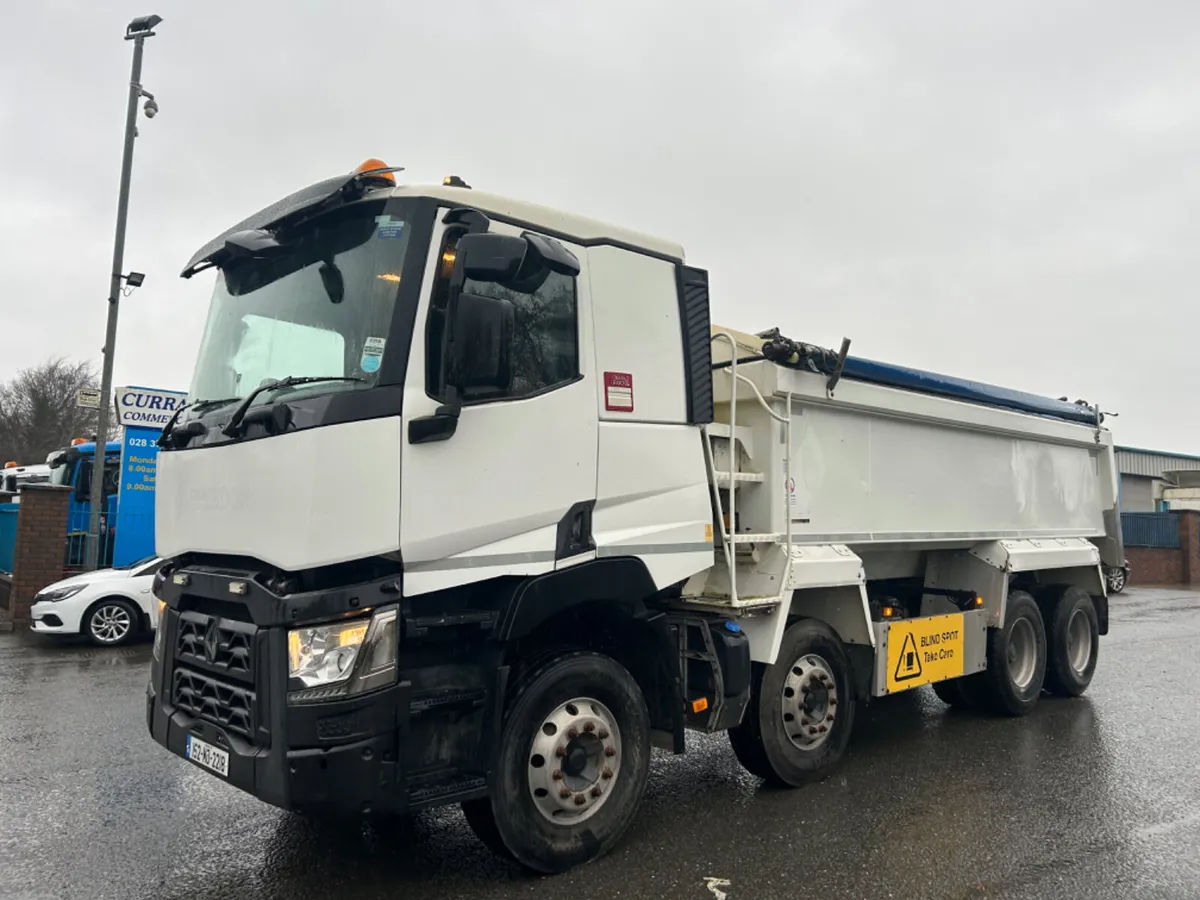 2015 Renault c380 8x4 aluminium tipper Irish reg - Image 1
