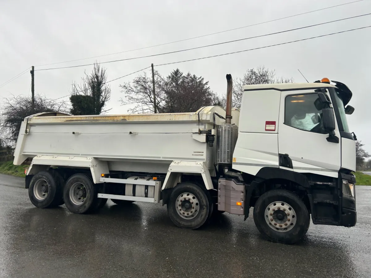 2015 Renault c380 8x4 aluminium tipper Irish reg - Image 4