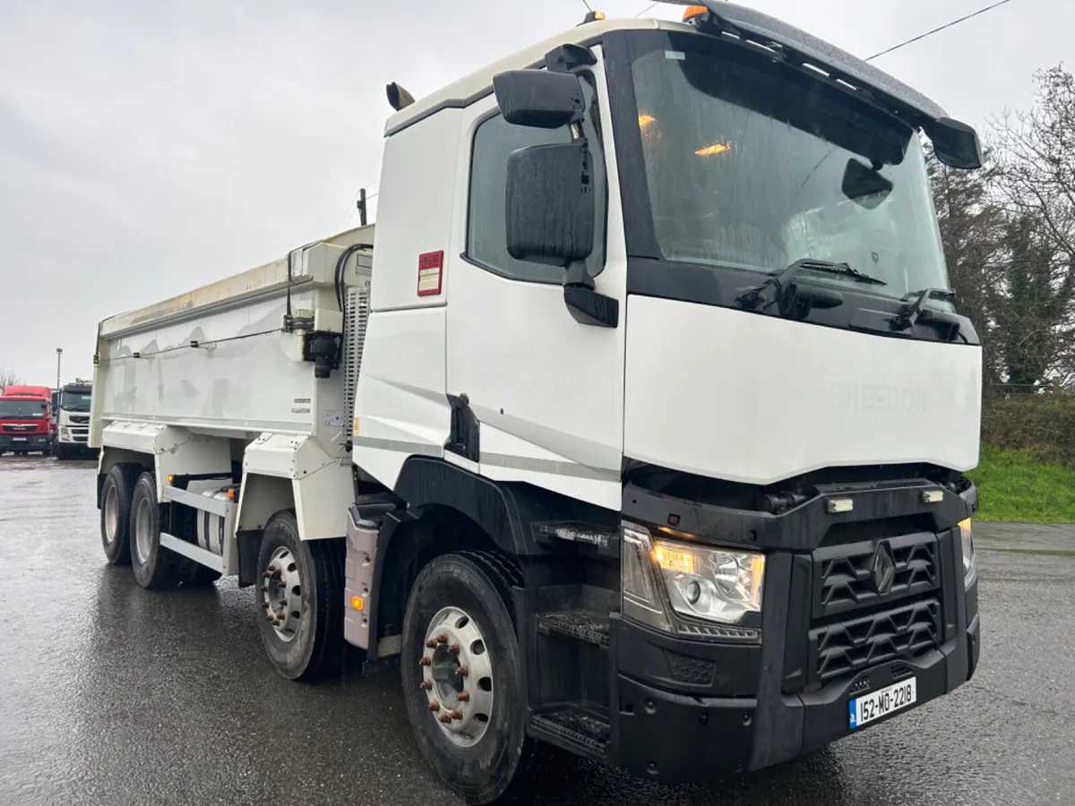 2015 Renault c380 8x4 aluminium tipper Irish reg - Image 3
