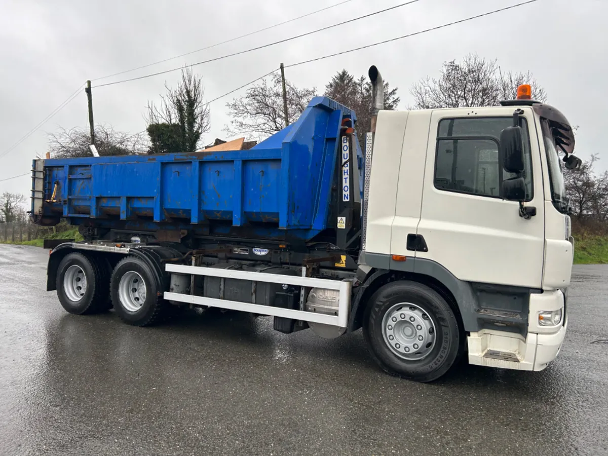 2010 Daf cf 85 410 6x2 hook loader with hitch - Image 4