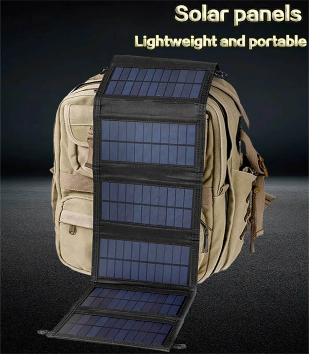 Foldable solar panels for camping hiking or emerge - Image 3