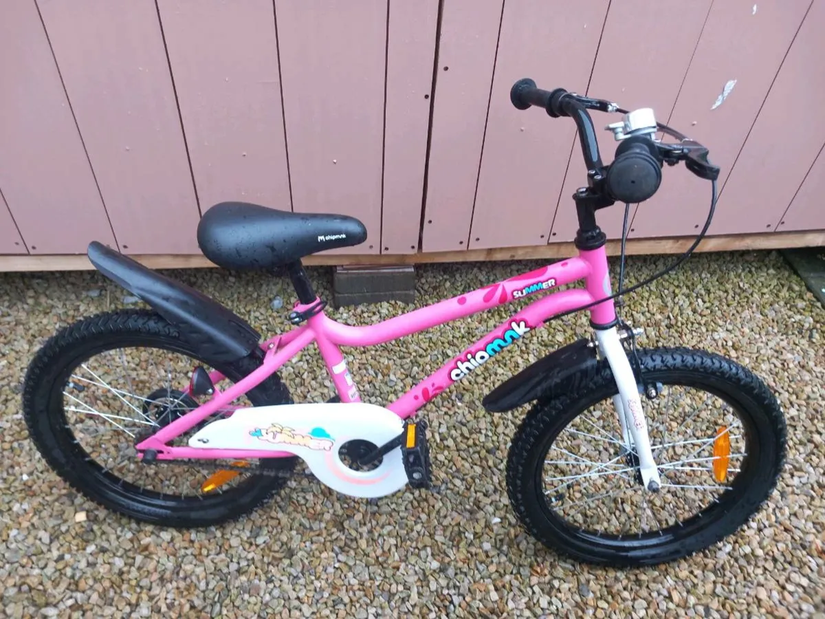 Kids chipmunk bike size 18 inch wheels - Image 1