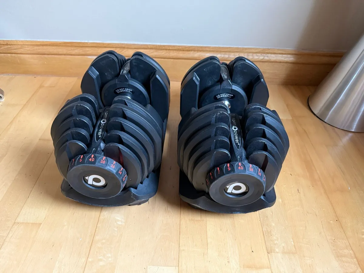 40KG RPM Power Adjustable Dumbbells - Image 1