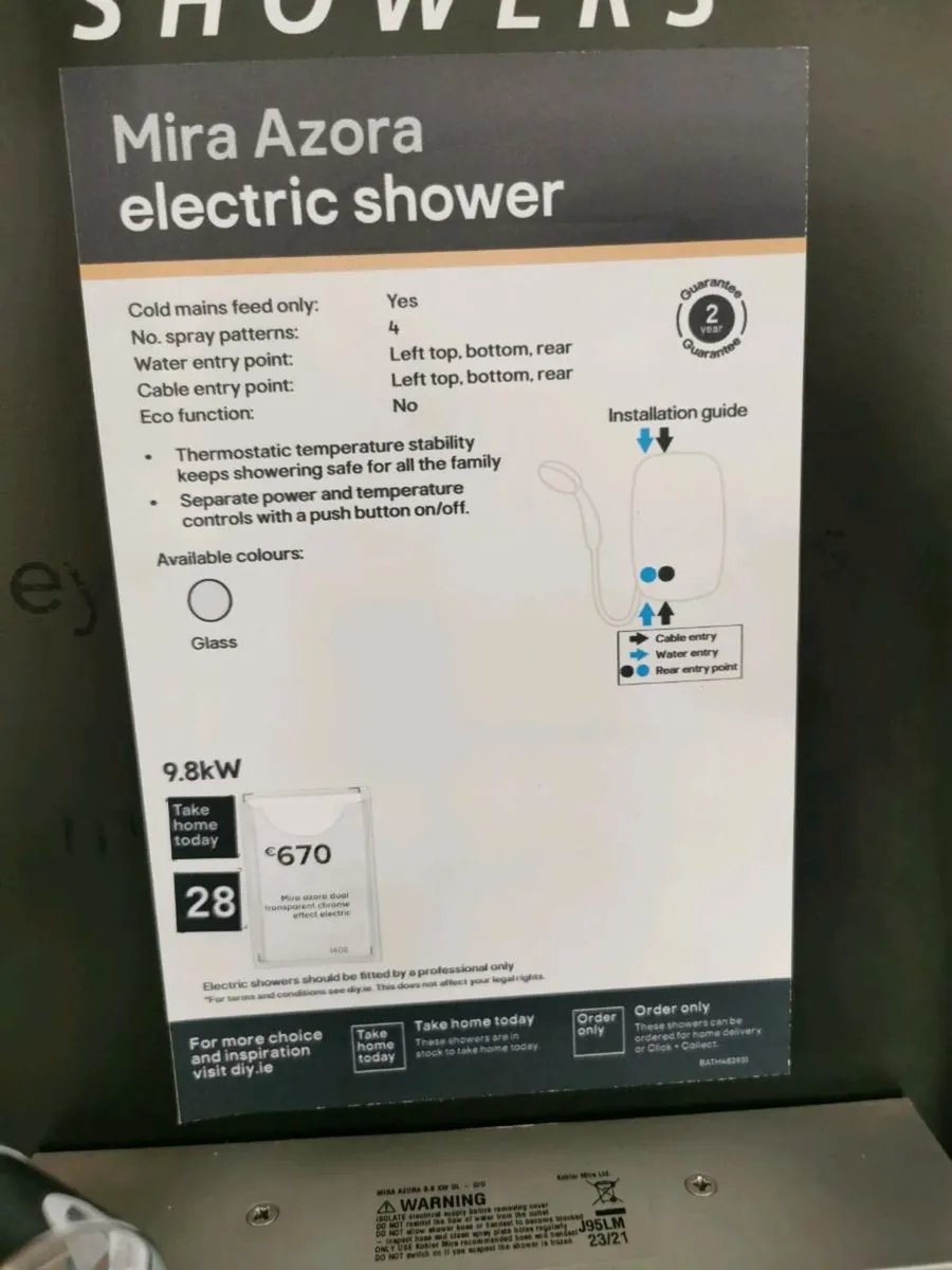 Mira dual shower - Image 2