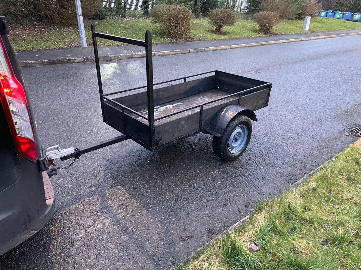 Single axle car trailer for sale - Image 1