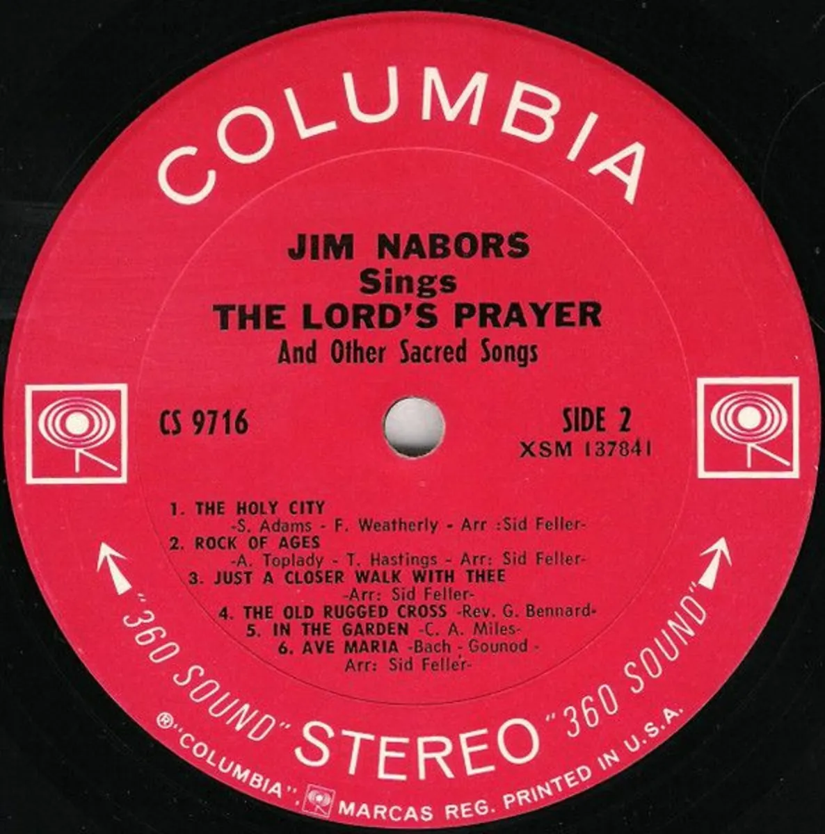 Jim Nabors Sings The Lord's Prayer LP - Image 2