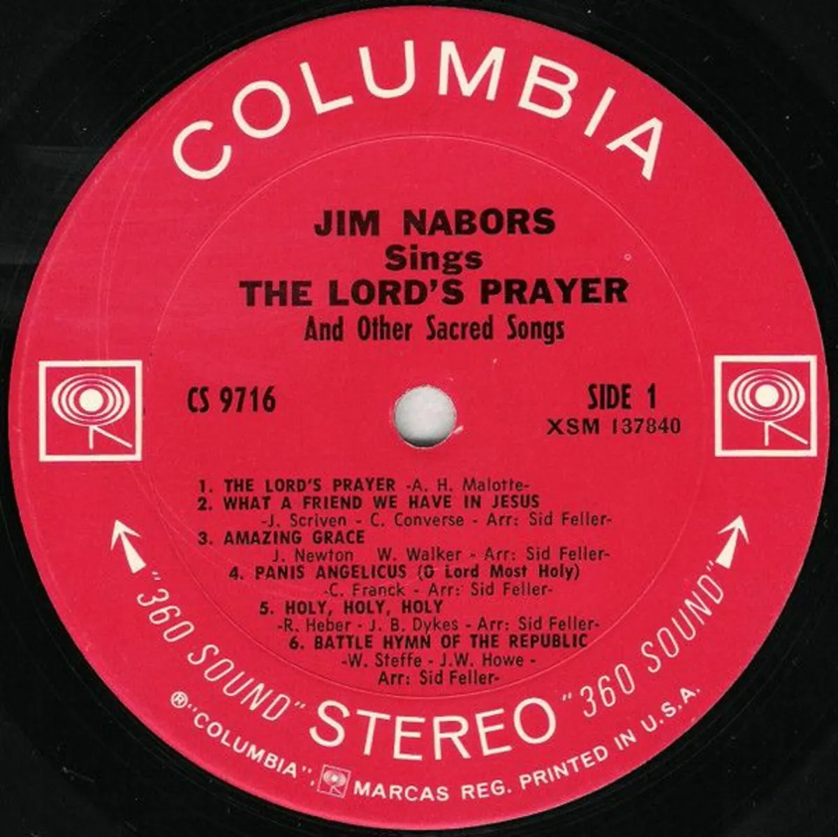 Jim Nabors Sings The Lord's Prayer LP - Image 3