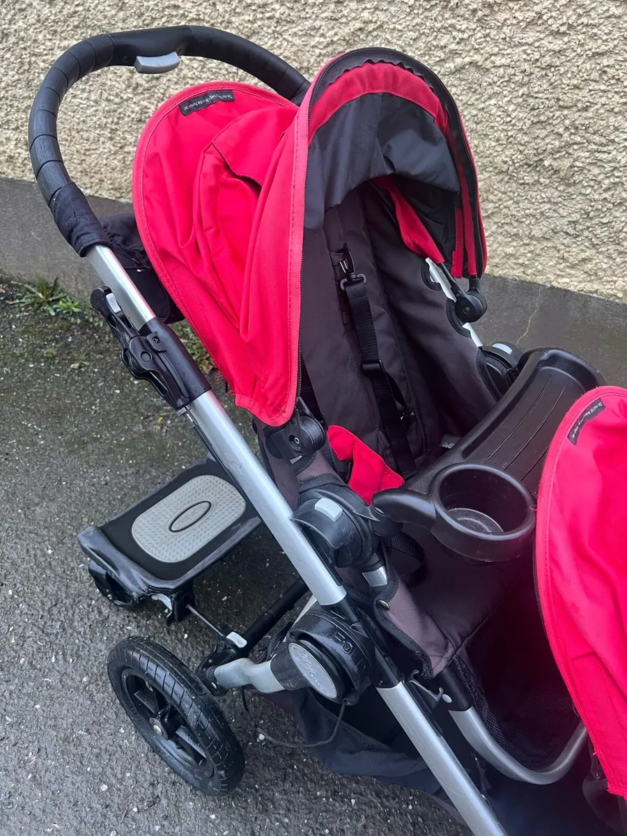 City select twin stroller + accessories - Image 2
