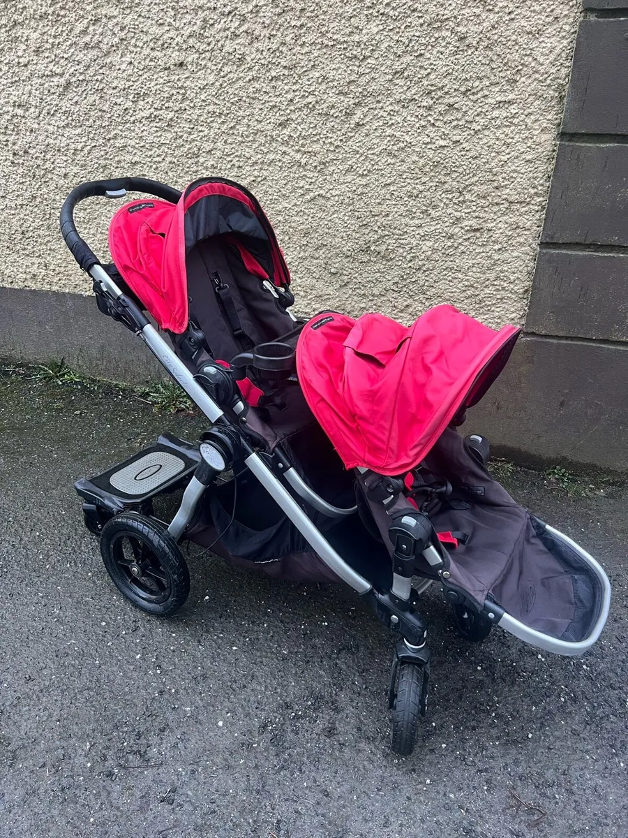 City select twin stroller + accessories - Image 1