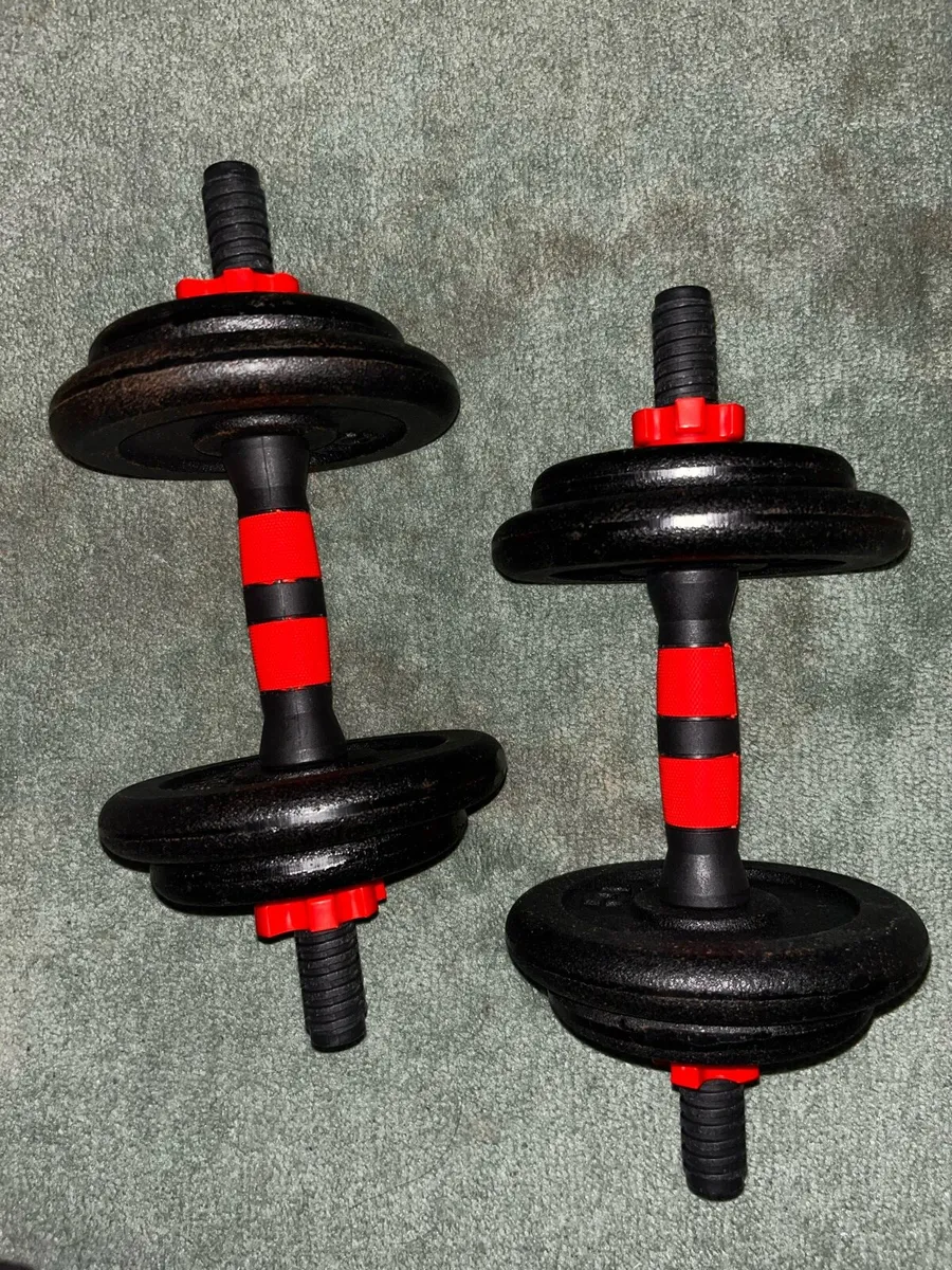 Adjustable Dumbbell Set – Like New! - Image 2