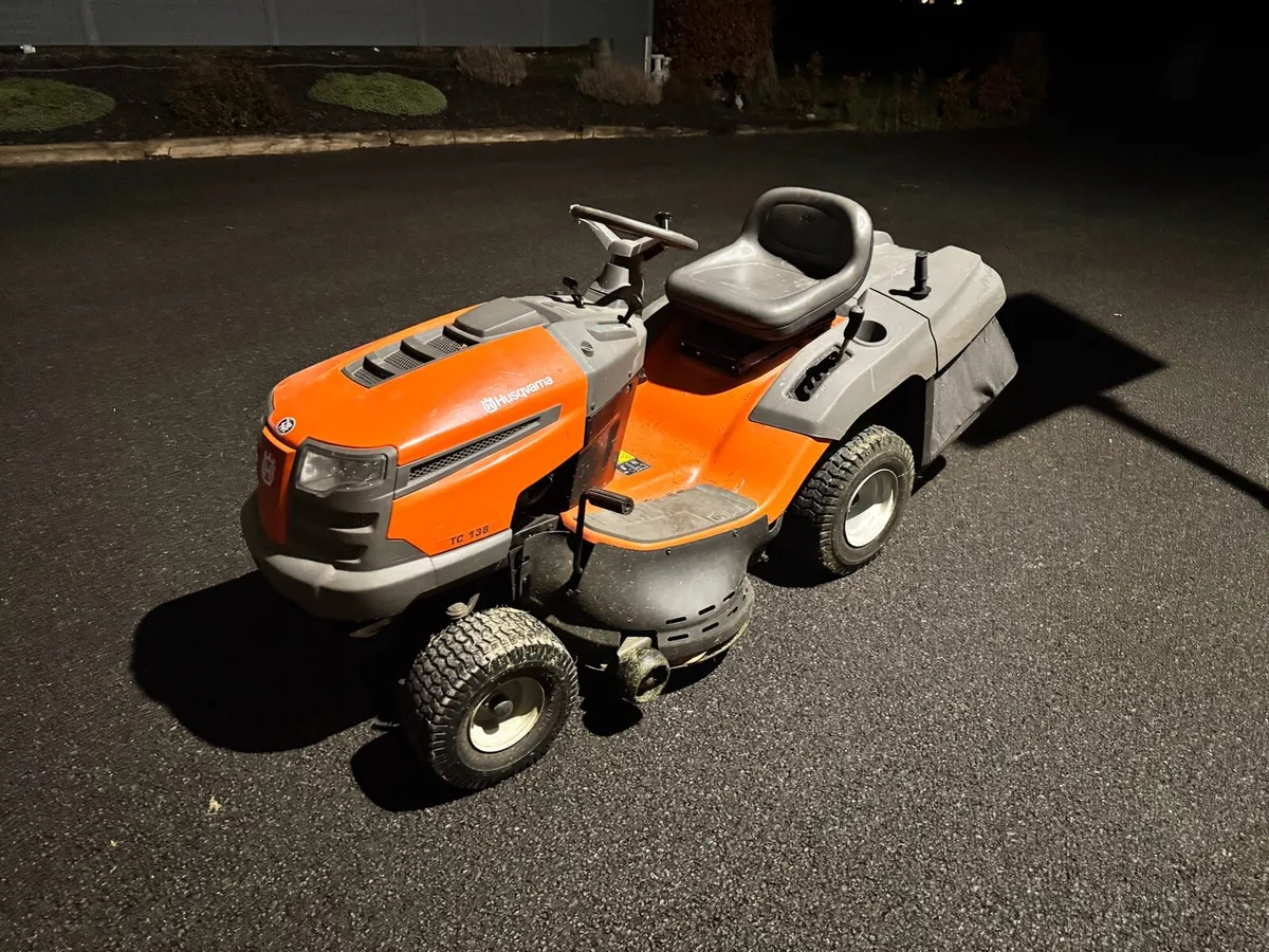 Husqvarna TC 138 ride on mower - Image 1