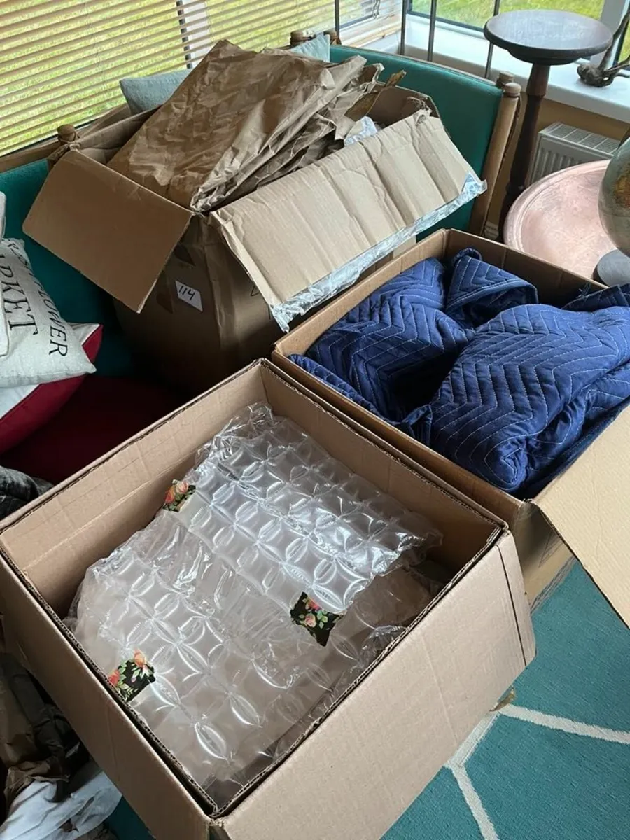 Moving Supplies - Boxes, Blankets, Tape - Image 1