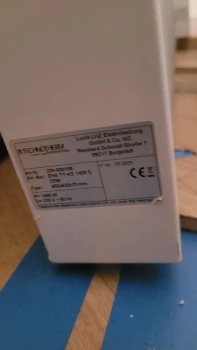 Technoterm Electric Radiators fpr Sale - Excellent Condition - Image 2