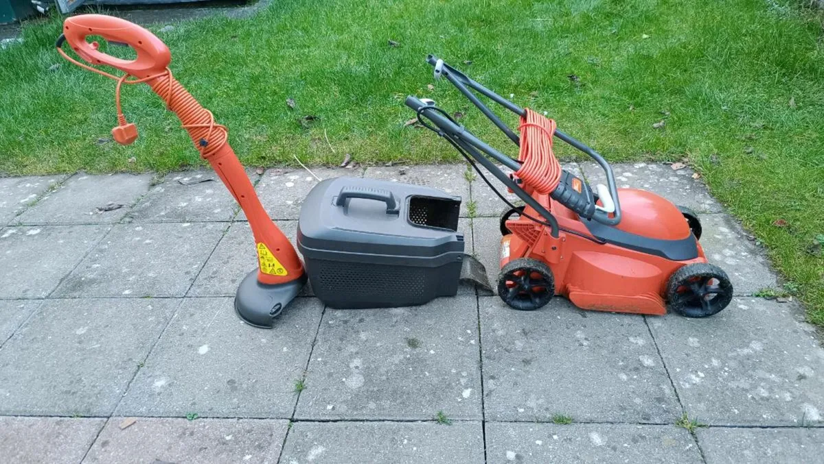 Power washer & lawnmower - Image 1