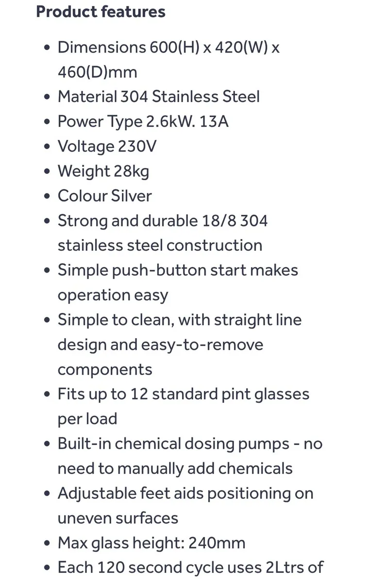 Buffalo Glasswasher - Image 3