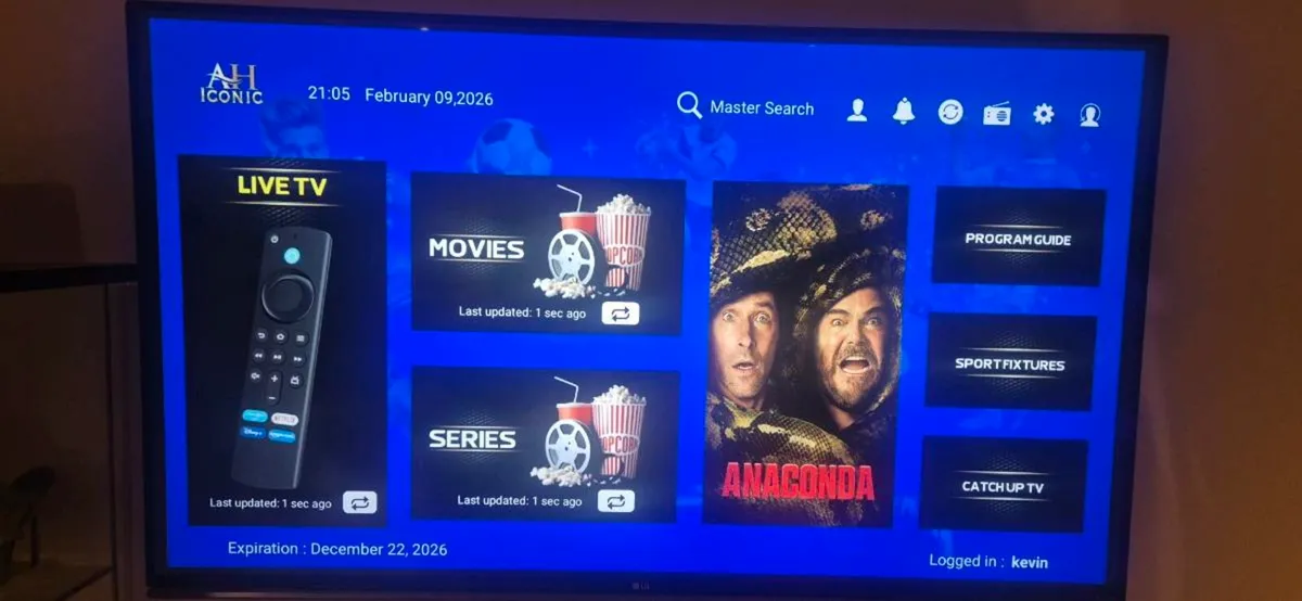 55 inch lg 4k smart led tv - Image 1