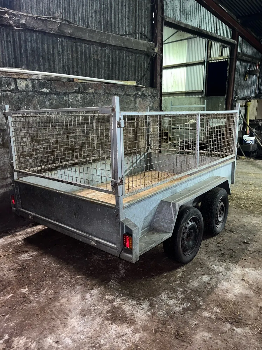 8x5 Galvanised trailer. - Image 1
