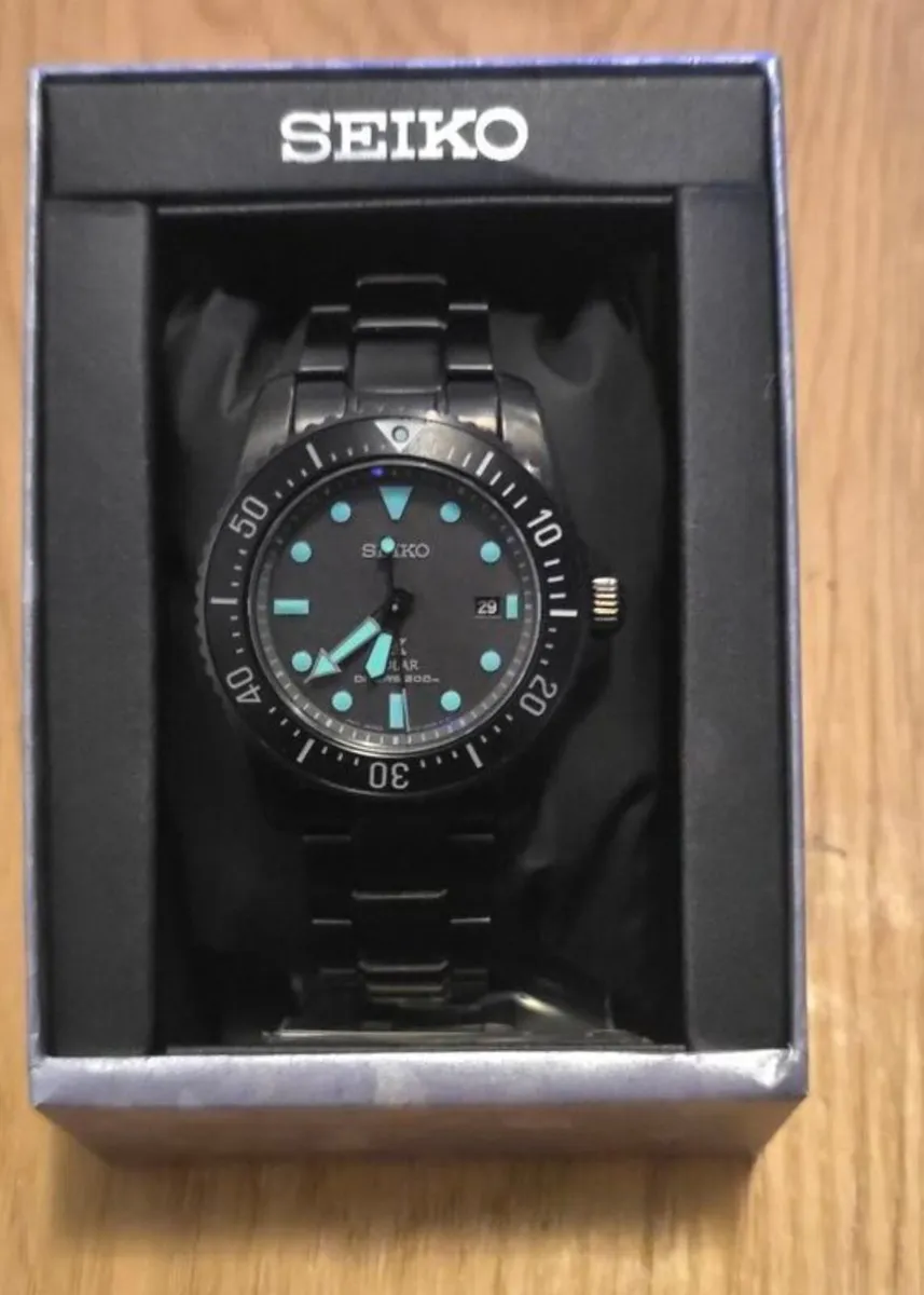 Seiko Men's prospex Black Watch - Image 1