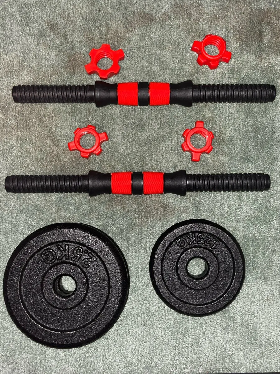 Adjustable Dumbbell Set – Like New! - Image 1