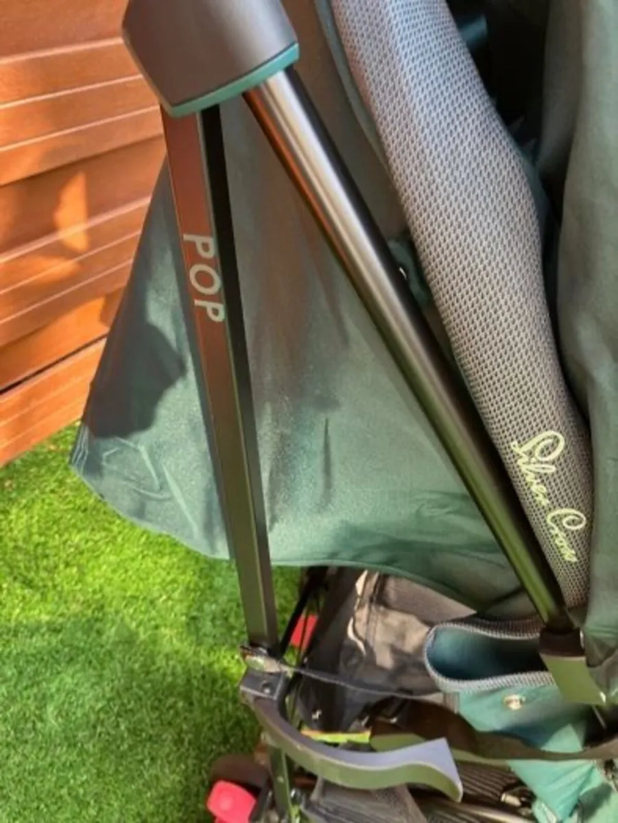 Silver Cross Green Stroller - Image 2
