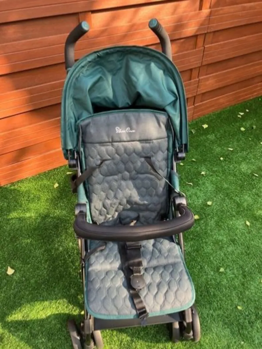 Silver Cross Green Stroller - Image 3