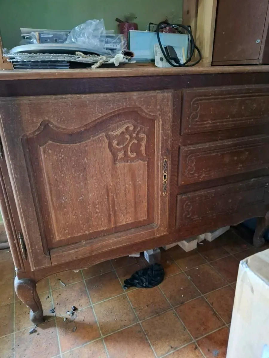 Vintage Radiogram/Oak Dresser/Filing Cabinet - Image 1